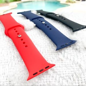 Red, Black, Navy bands for Apple 42/44🆕